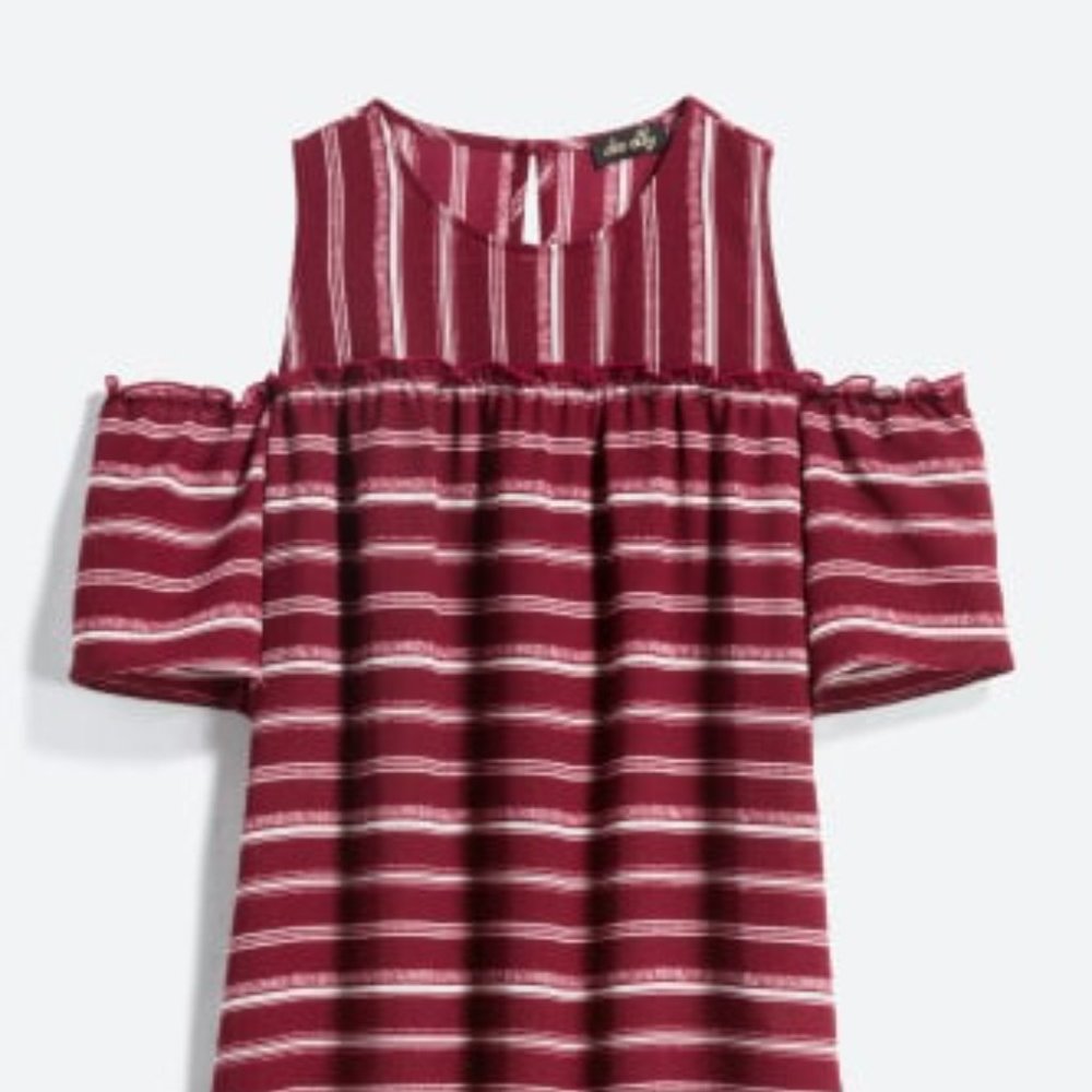 Dee Elly Cold Shoulder Top Size S